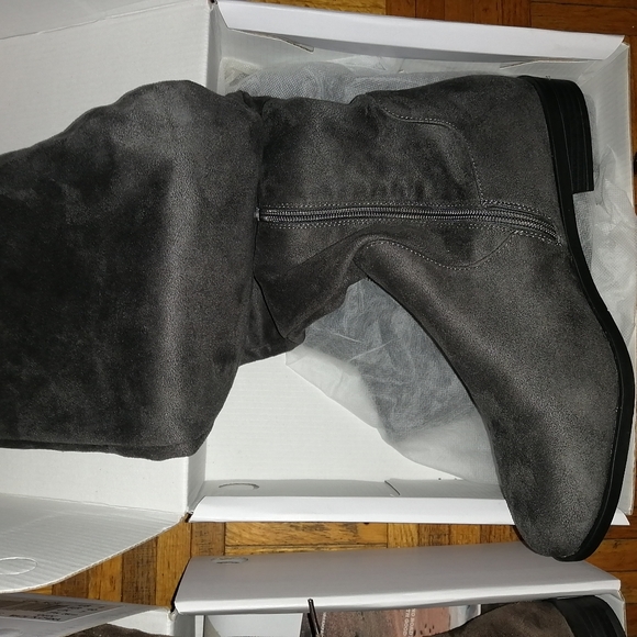 Faux suede thigh high boots(flats) 3 brand new pairs available - Picture 8 of 10